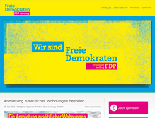 Tablet Screenshot of fdp-isselburg.de